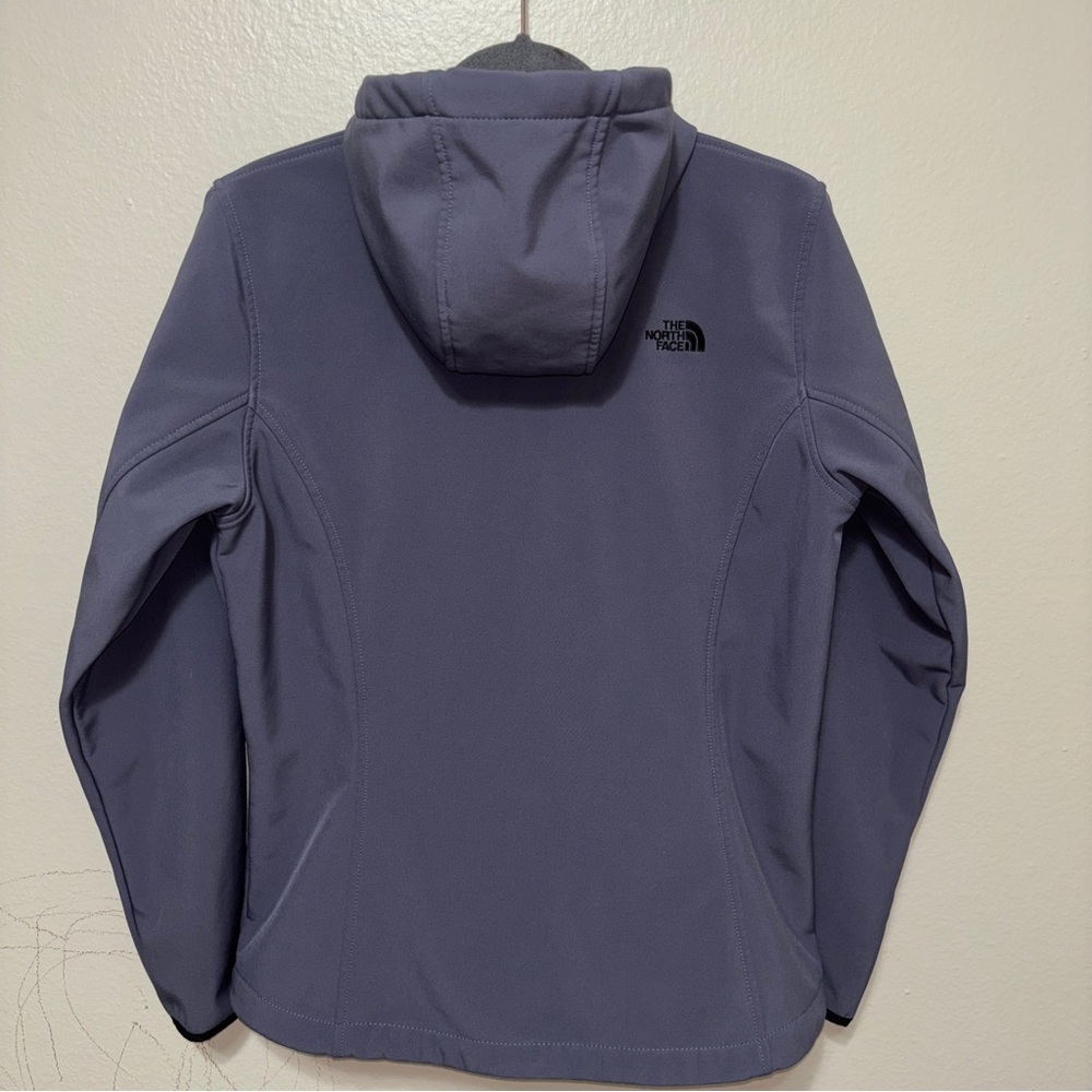 The North Face Womens Softshell Hooded Jacket Full Zip Size L - Picture 4 of 9